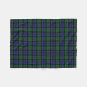 Clan Baird Tartan Fleecedecke (Vorderseite (Horizontal))