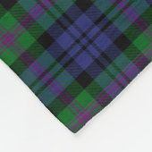 Clan Baird Tartan Fleecedecke (Ecke)