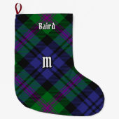 Clan Baird Tartan Großer Weihnachtsstrumpf (Vorderseite)