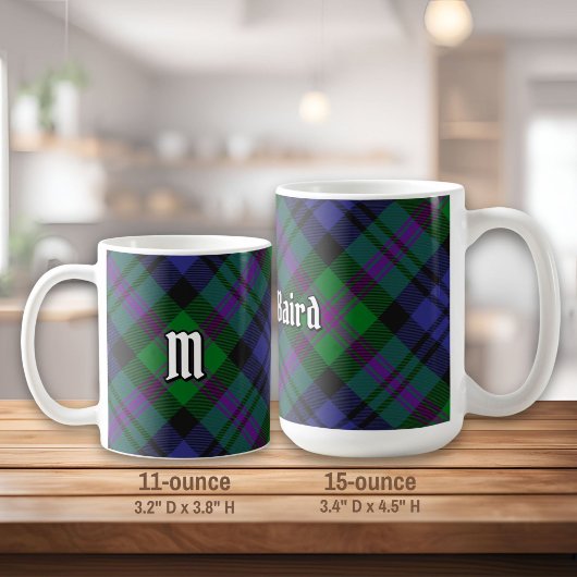 Clan Baird Tartan Kaffeetasse