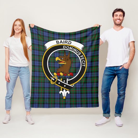 Clan Baird Tartan Kariert Fleecedecke (Beispiel)