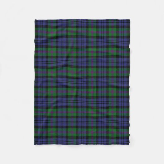 Clan Baird Tartan Kariert Fleecedecke (Vorderseite)