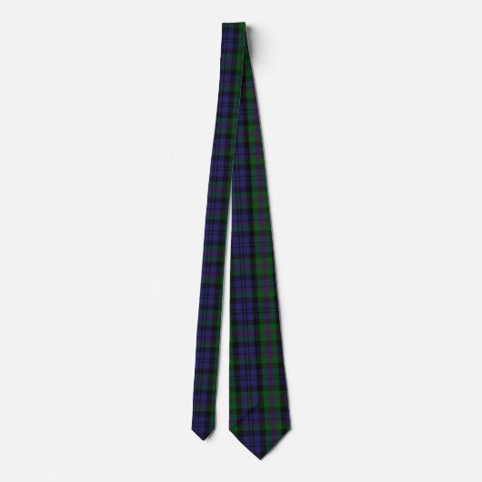 Clan Baird Tartan Kariert Krawatte (Rückseite)