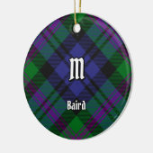 Clan Baird Tartan Keramik Ornament (Links)