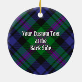 Clan Baird Tartan Keramik Ornament (Hinten)