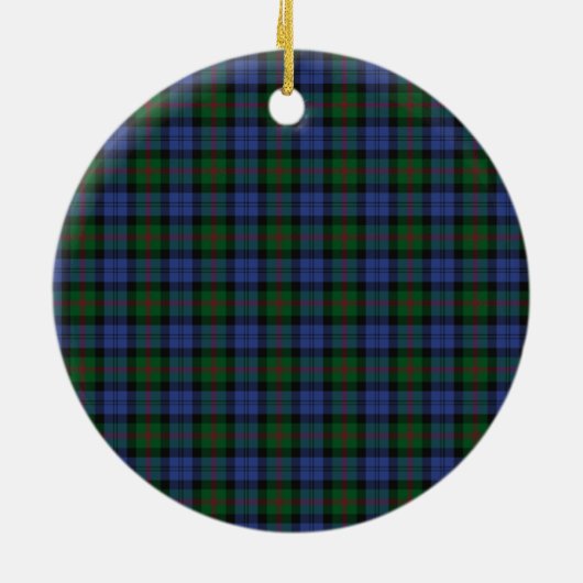 Clan Baird Tartan Keramik Ornament (Hinten)