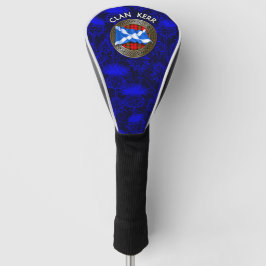 Clan Baird Tartan Knot & Flag Golf Headcover