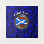 Clan Baird Tartan Knot & Flag Wandteppich (Vorderseite)