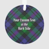 Clan Baird Tartan Ornament (Rückseite)