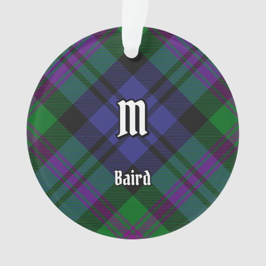 Clan Baird Tartan Ornament (Vorderseite)