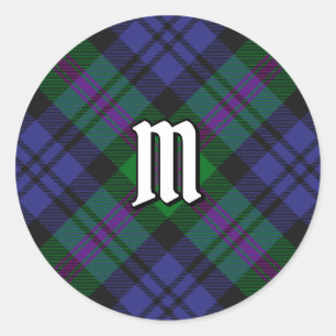 Clan Baird Tartan Runder Aufkleber