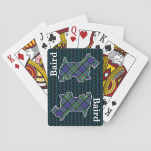 Clan Baird Tartan Scottish Terrier Edition Spielkarten