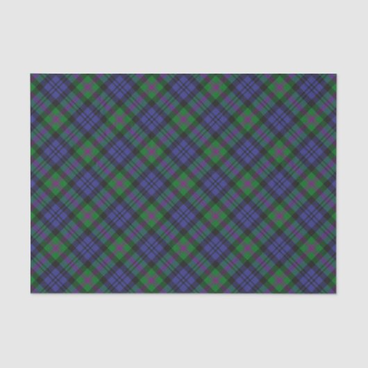 Clan Baird Tartan Seidenpapier (Vorderseite)