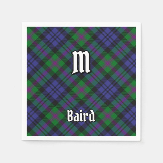 Clan Baird Tartan Serviette (Vorderseite)
