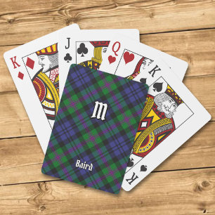 Clan Baird Tartan Spielkarten