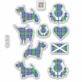 Clan Baird Tartan Sticker (Vorderseite)