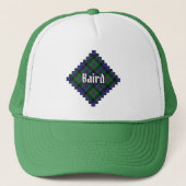 Clan Baird Tartan Truckerkappe (Vorderseite)