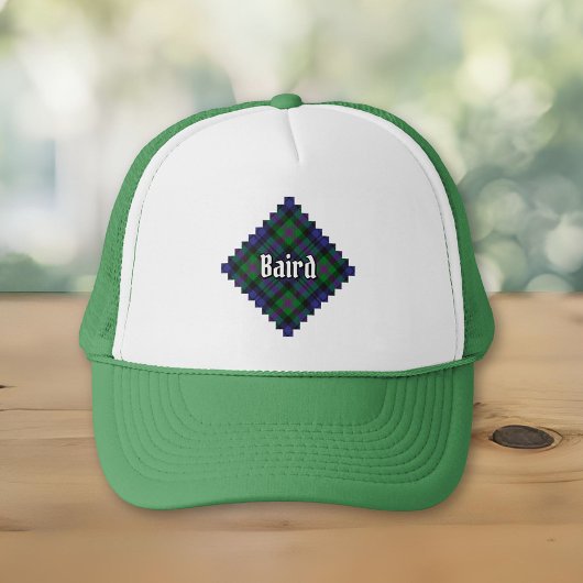Clan Baird Tartan Truckerkappe