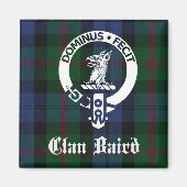 Clan Baird Tartan Wappen Magnet (Vorne)