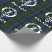 Clan Baird Tartan Wappen Wrapping Paper Geschenkpapier (Ecke)