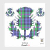 Clan Baird Thistle Sticker (Blatt)