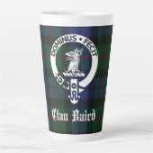Clan Baird Wappen Abzeichen & Tartan Milchtasse (Vorderseite)