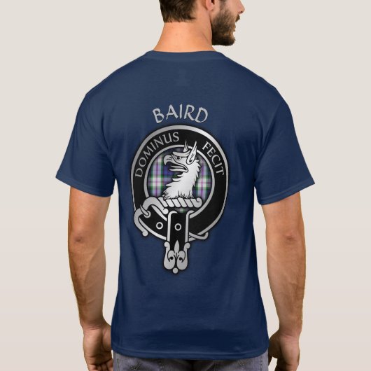 Clan Baird Wappen & Dress Tartan T-Shirt (Rückseite)