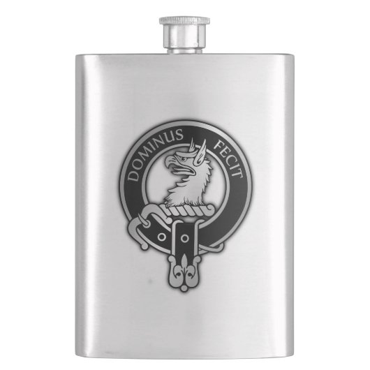 Clan Baird Wappen Flask Flachmann (Vorderseite)