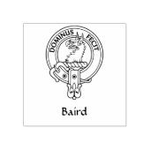 Clan Baird Wappen Rubber Briefmarke Gummistempel (Prägung)