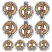 Clan Baird Wappen Sticker Set (Vorderseite)