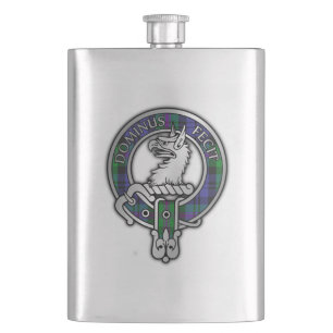 Clan Baird Wappen & Tartan Flask Flachmann