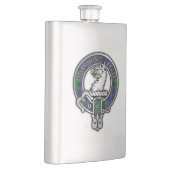 Clan Baird Wappen & Tartan Flask Flachmann (Rechts)