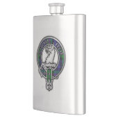 Clan Baird Wappen & Tartan Flask Flachmann (Links)