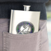 Clan Baird Wappen & Tartan Flask Flachmann (Beispiel)