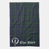 Clan Baird Wappen Tartan individuell anpassbar Geschirrtuch (Vertikal)