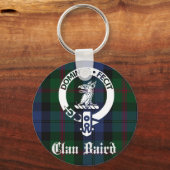Clan Baird Wappen Tartan Schlüsselanhänger (Vorderseite)