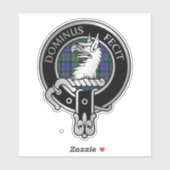 Clan Baird Wappen & Tartan Sticker (Blatt)