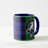 Clan Baird Wappen & Tartan Tasse (VorderseiteRechts)