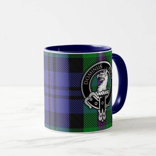 Clan Baird Wappen & Tartan Tasse (VorderseiteRechts)