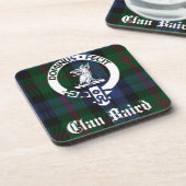 Clan Baird Wappen Tartan Untersetzer (Linke Seite)