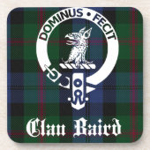 Clan Baird Wappen Tartan Untersetzer (Vorderseite)
