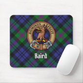 Clan Baird Wappen über Tartan Mousepad (Mit Mouse)
