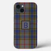 Clan Balfour Kariert Mit Monogramm Case-Mate iPhone Hülle (Rückseite)