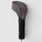 Clan Balfour Kariert Mit Monogramm Golf Headcover (angewinkelt)