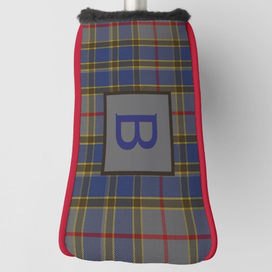 Clan Balfour Kariert Mit Monogramm Golf Headcover (Rotieren 90)