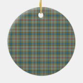 Clan Balfour Tartan Keramik Ornament (Hinten)