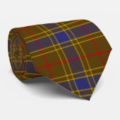 Clan Balfour Tartan Krawatte (Gerollt)