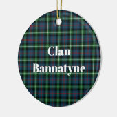 Clan Bannatyne Tartan Keramik Ornament (Links)
