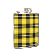 Clan Barclay Dress Tartan Mit Monogramm Flachmann (Rechts)