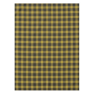 Clan Barclay Dress Yellow Black Tartan Tischdecke